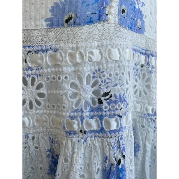 LoveShackFancy Reggie dress in morning mist sz 6 - Picture 11 of 14